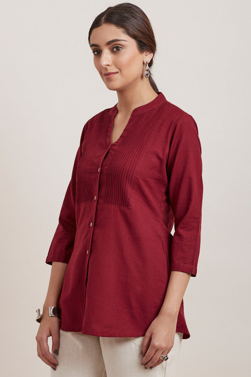 Roza Zara Red Shirt