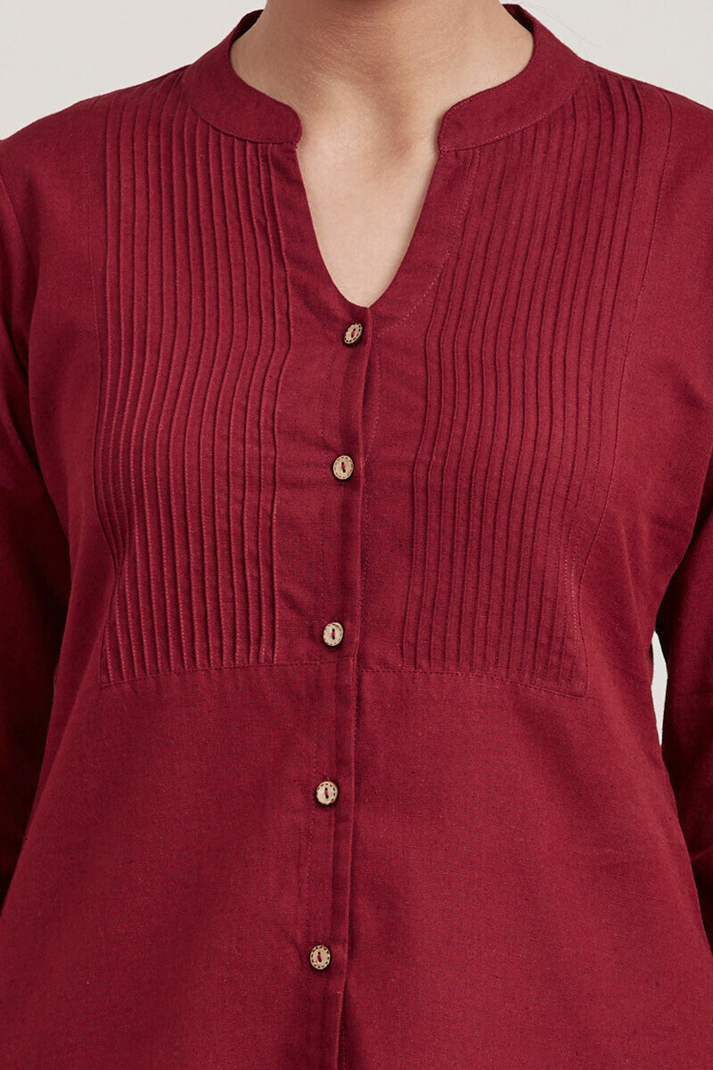 Roza Zara Red Shirt