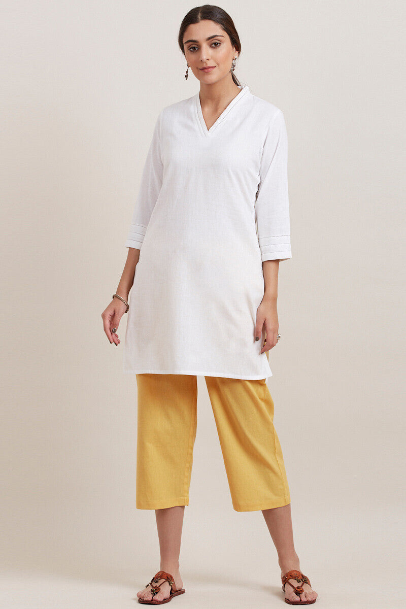 Roza Zara Yellow Culottes