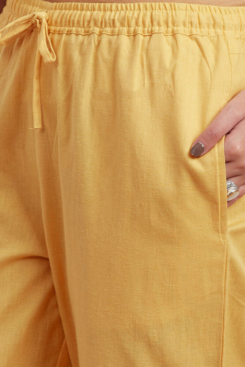Roza Zara Yellow Culottes