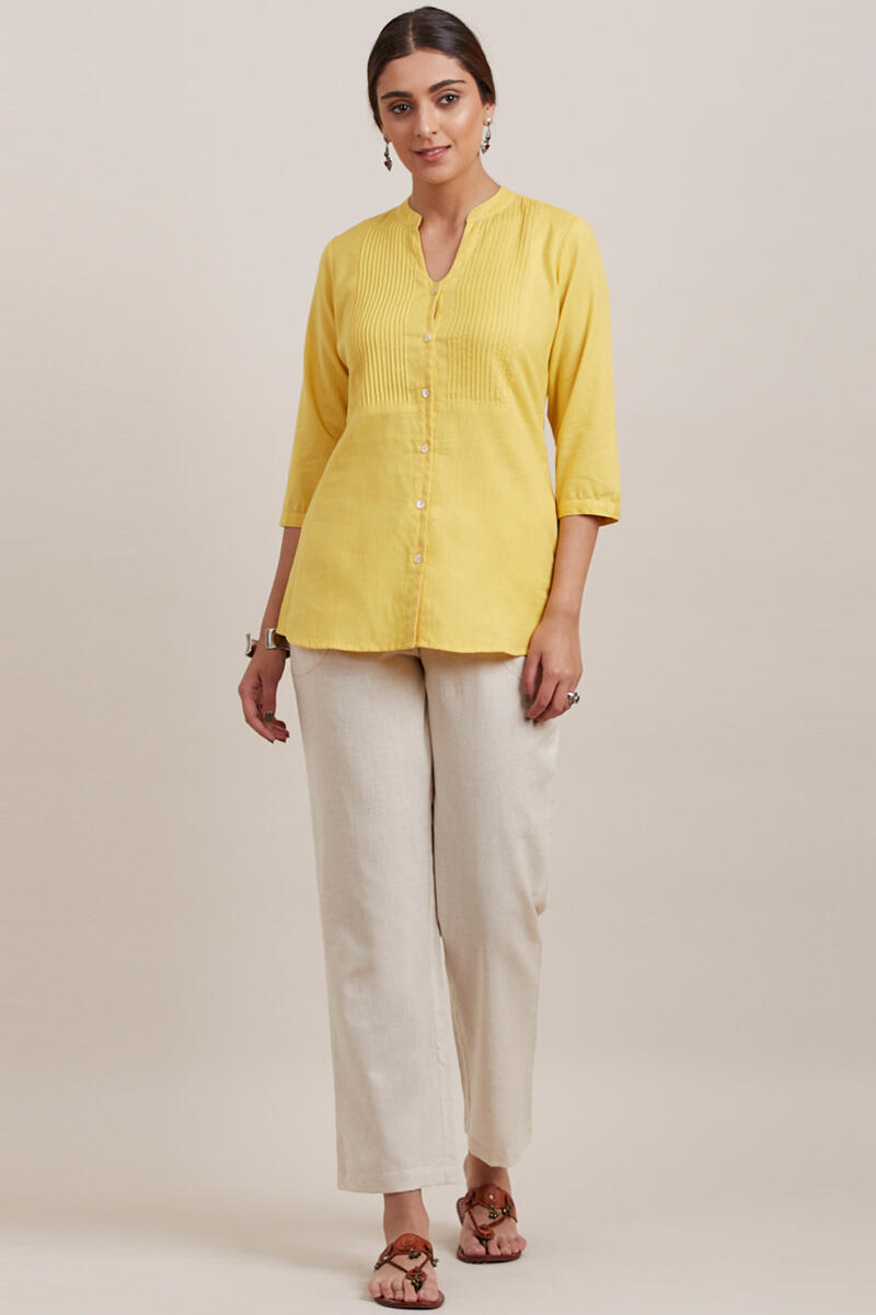 Roza Zara Yellow Shirt