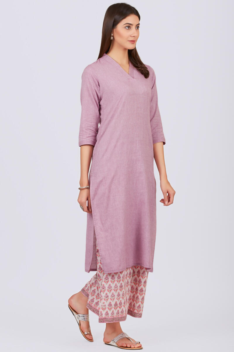 Roza Zoya Pink Kurta