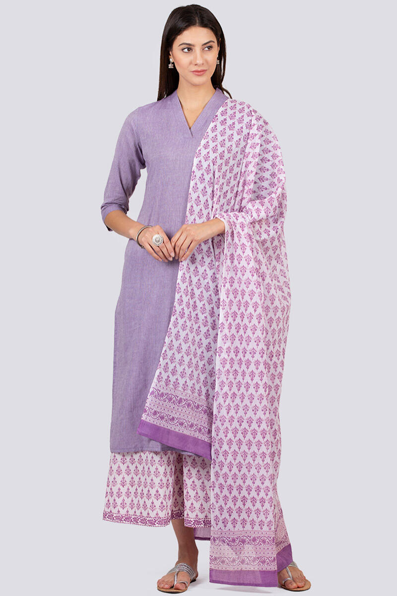 Roza Zoya Purple Kurta