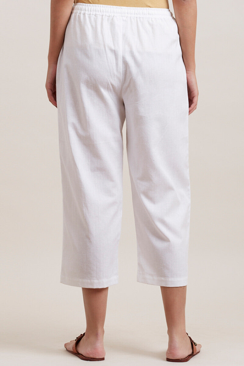 Roza Zoya White Culottes