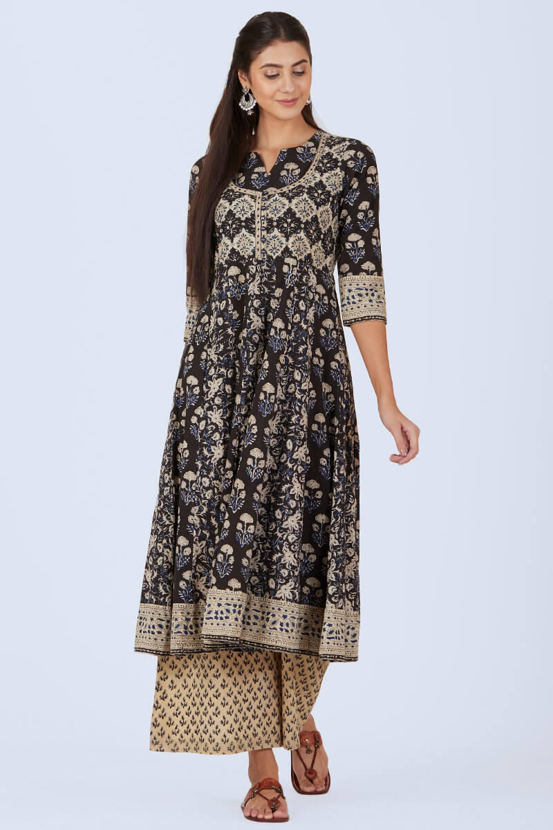 Bagru kurta