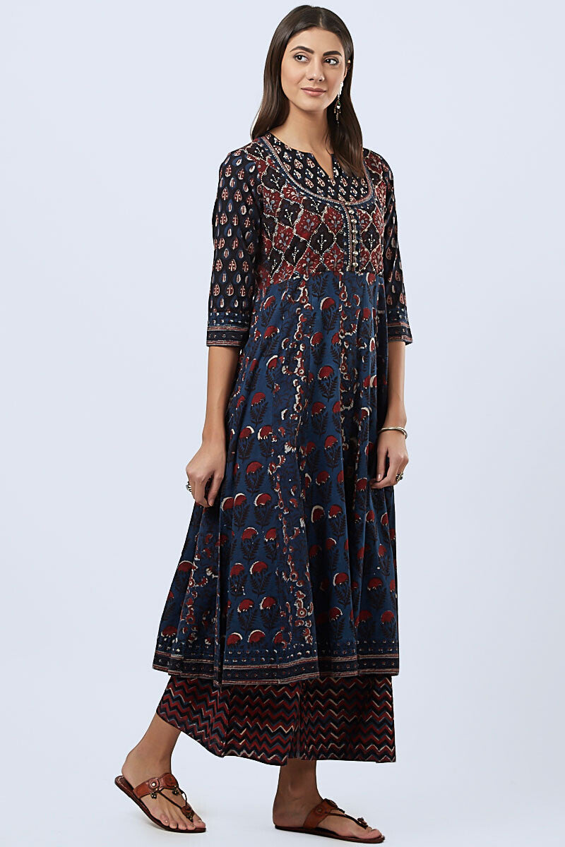 Bagru kurta