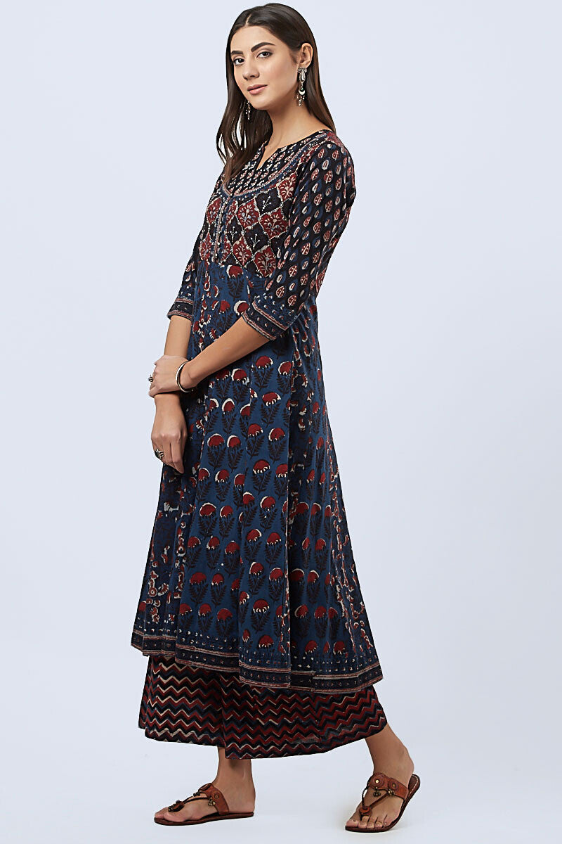 Bagru kurta