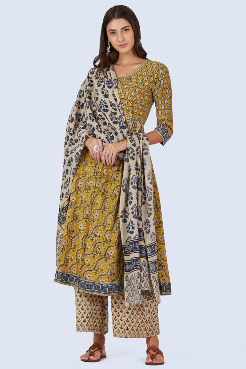 Bagru kurta