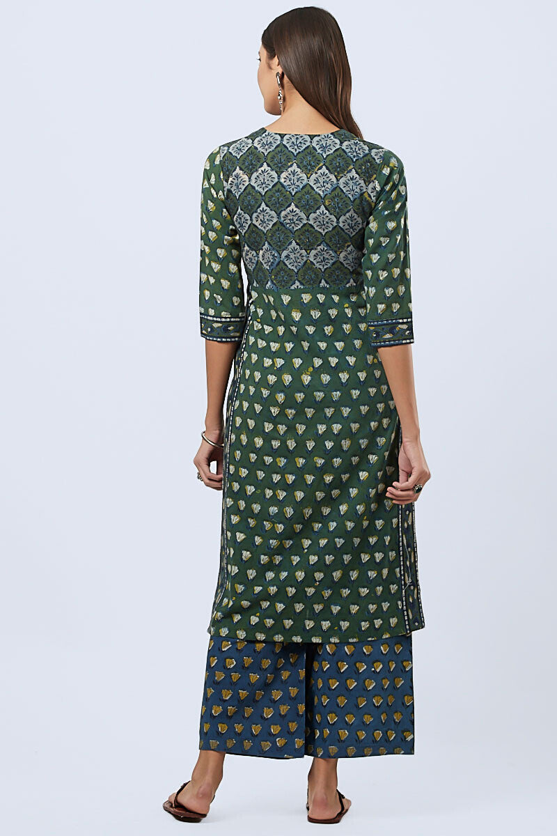 Bagru kurta