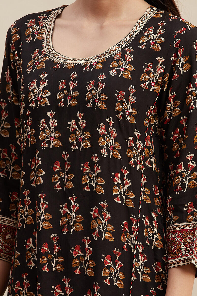 Sehra Jiya Shantung Kurta