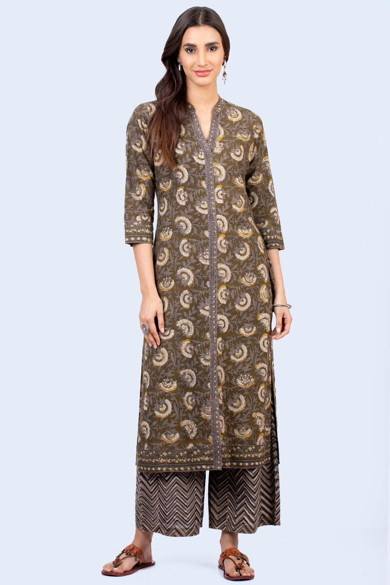 Bagru kurta