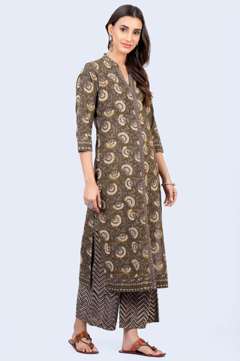Bagru kurta