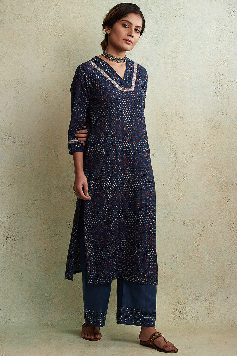 Sehra Nahid Bagru Block Printed Kurta