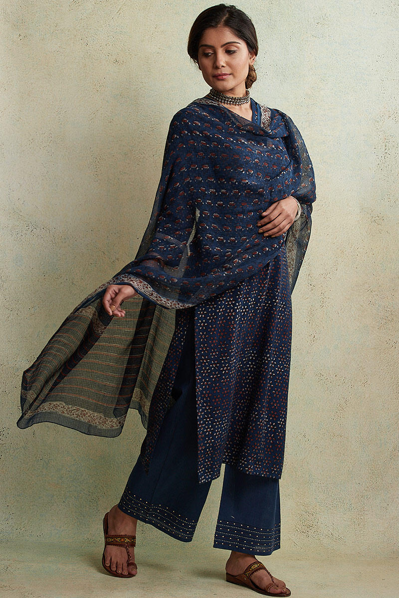 Sehra Nahid Bagru Block Printed Kurta
