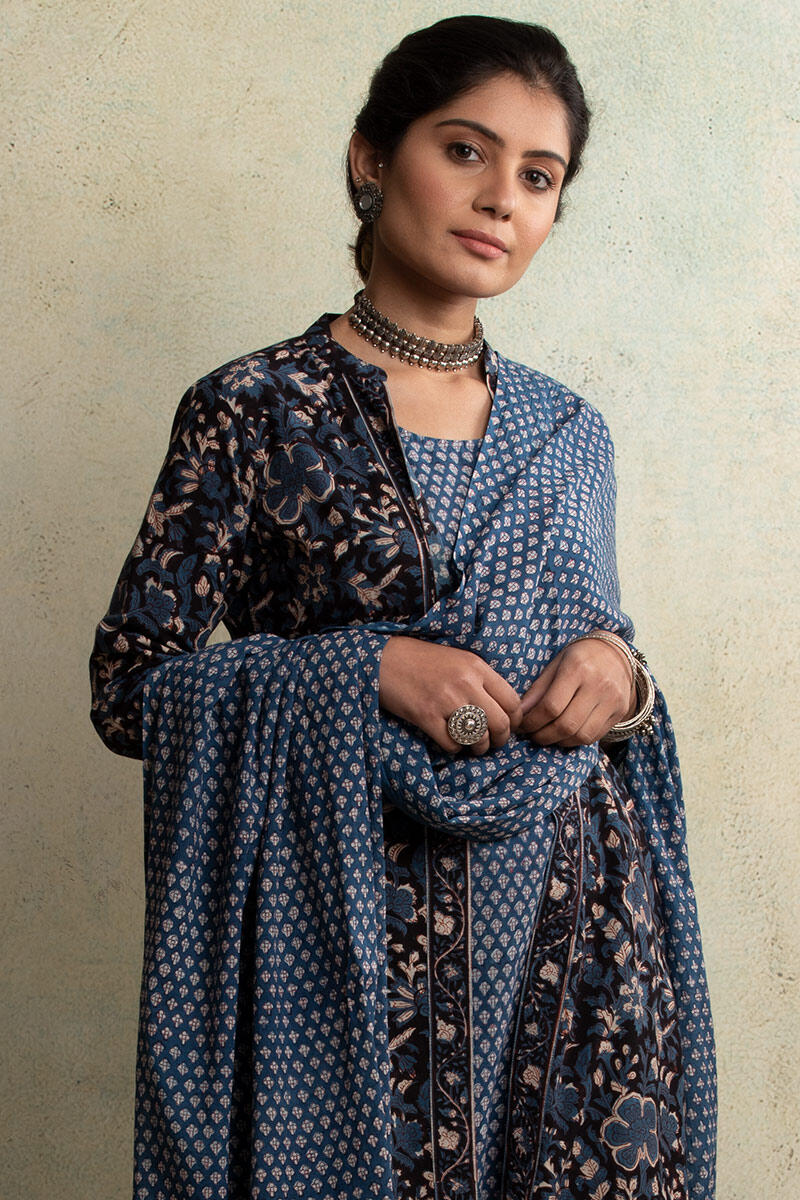 Sehra Rosana Bagru Block Printed Kurta