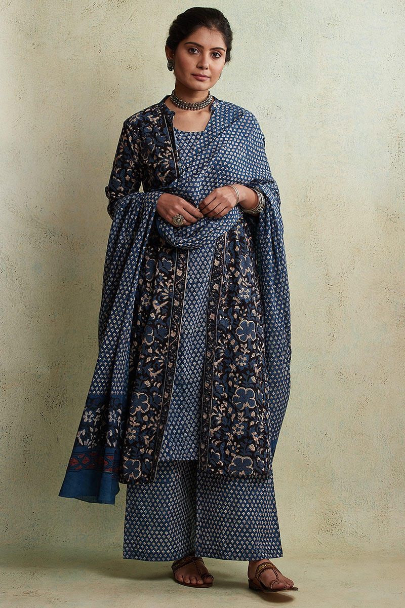 Sehra Rosana Bagru Block Printed Kurta