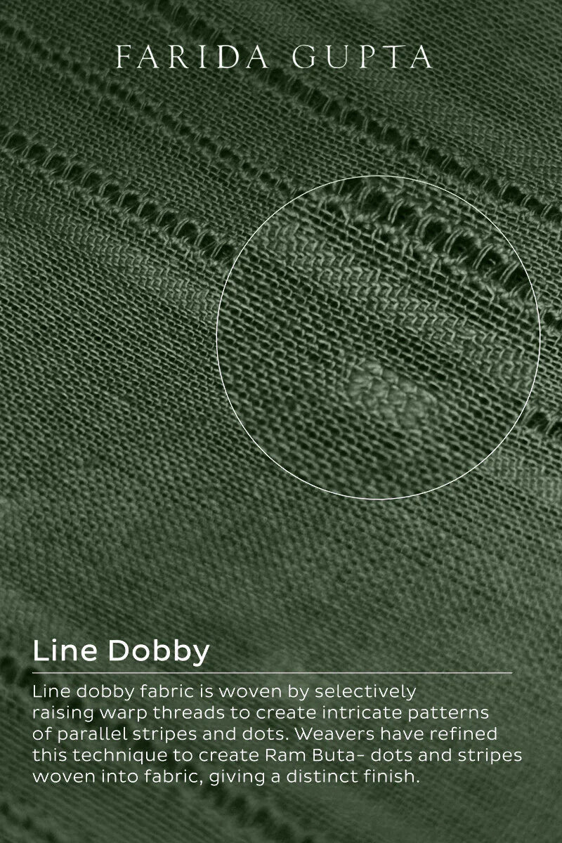 Surplus: Roza Sehr Olive Green Kurta