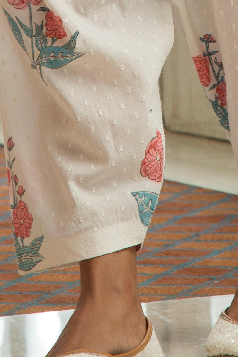 Nazm Suhana Block Printed Salwar