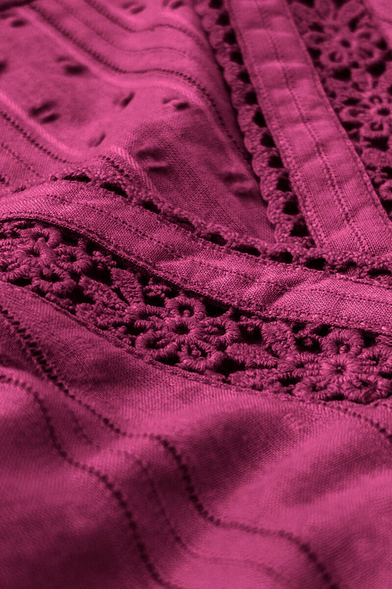 Surplus: Roza Sehr Plum Kurta