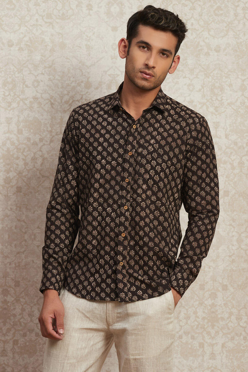 Zafar Faiz Bagru Shirt