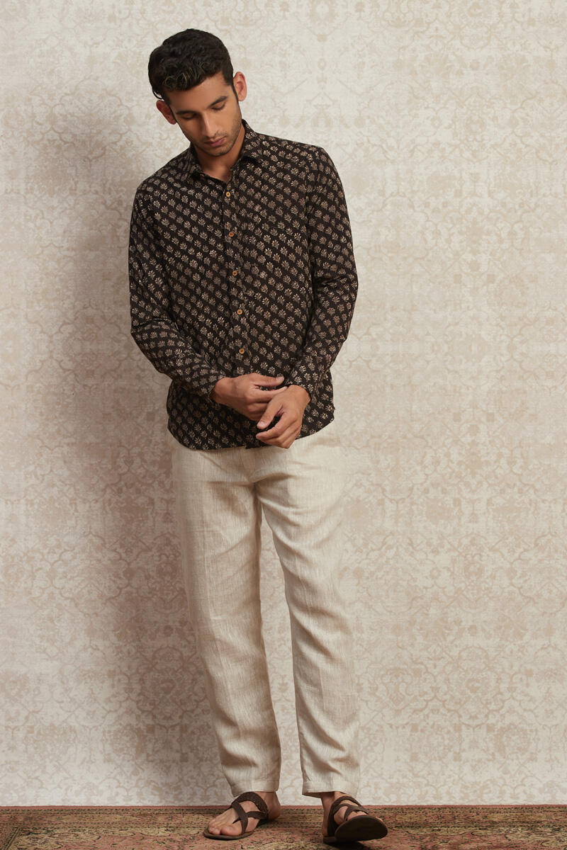 Zafar Faiz Bagru Shirt