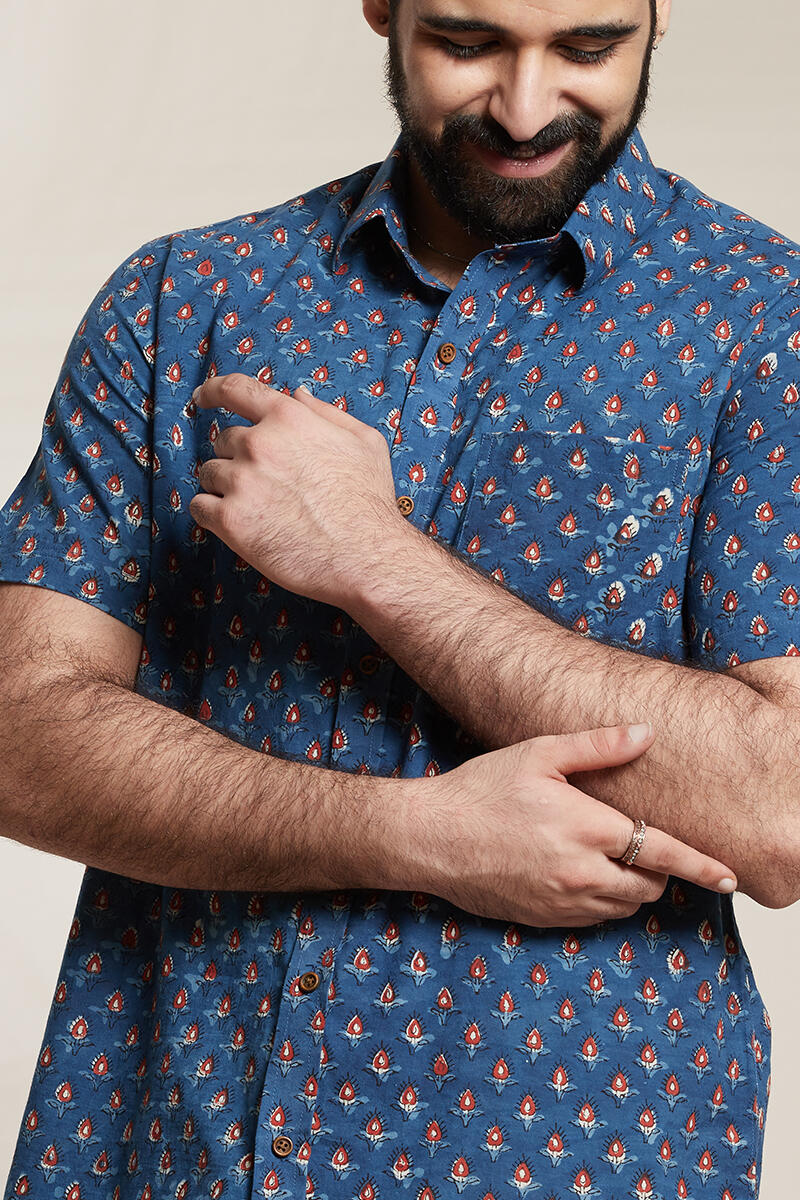 Zafar Rahat Bagru Shirt
