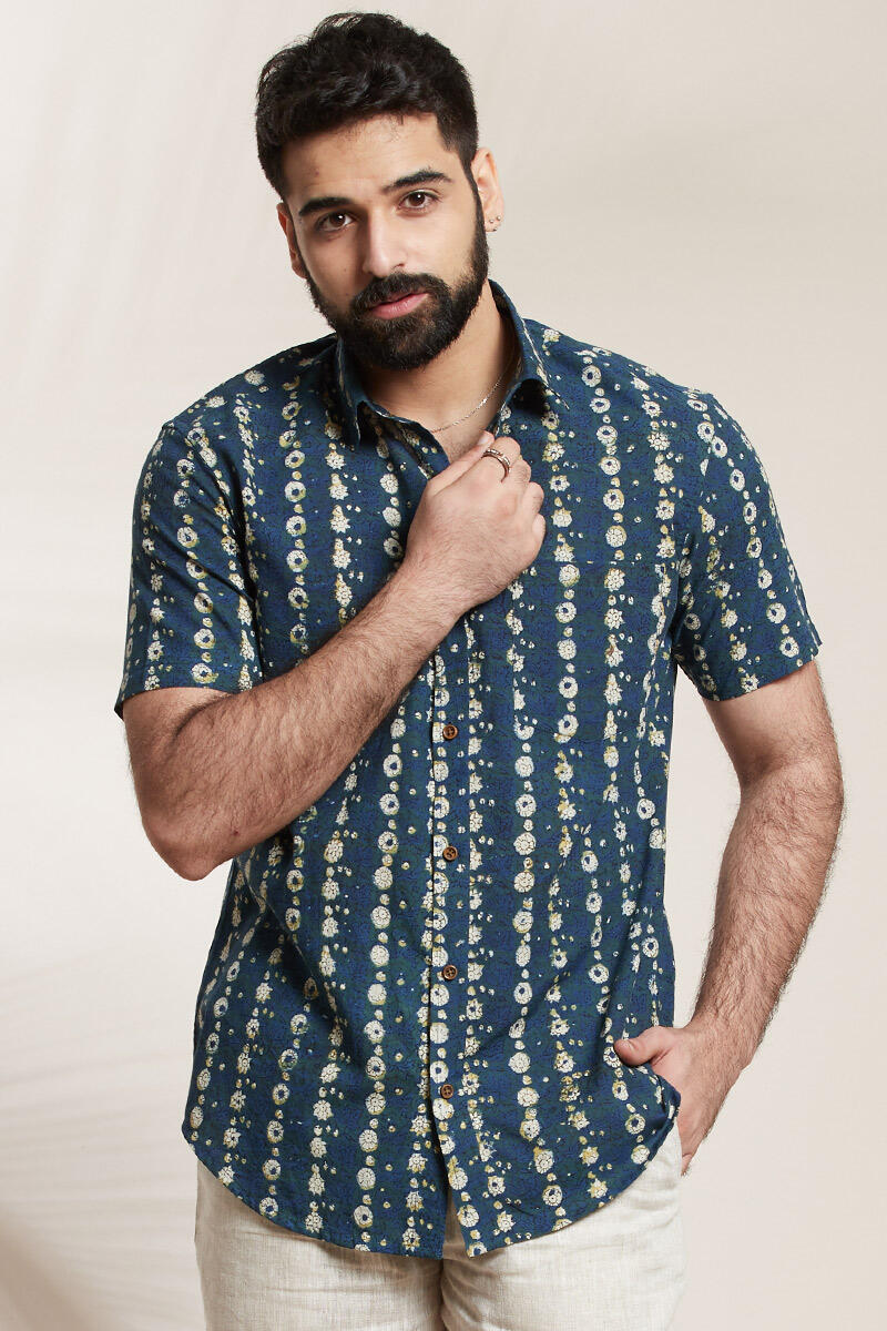 Zafar Saif Bagru Shirt