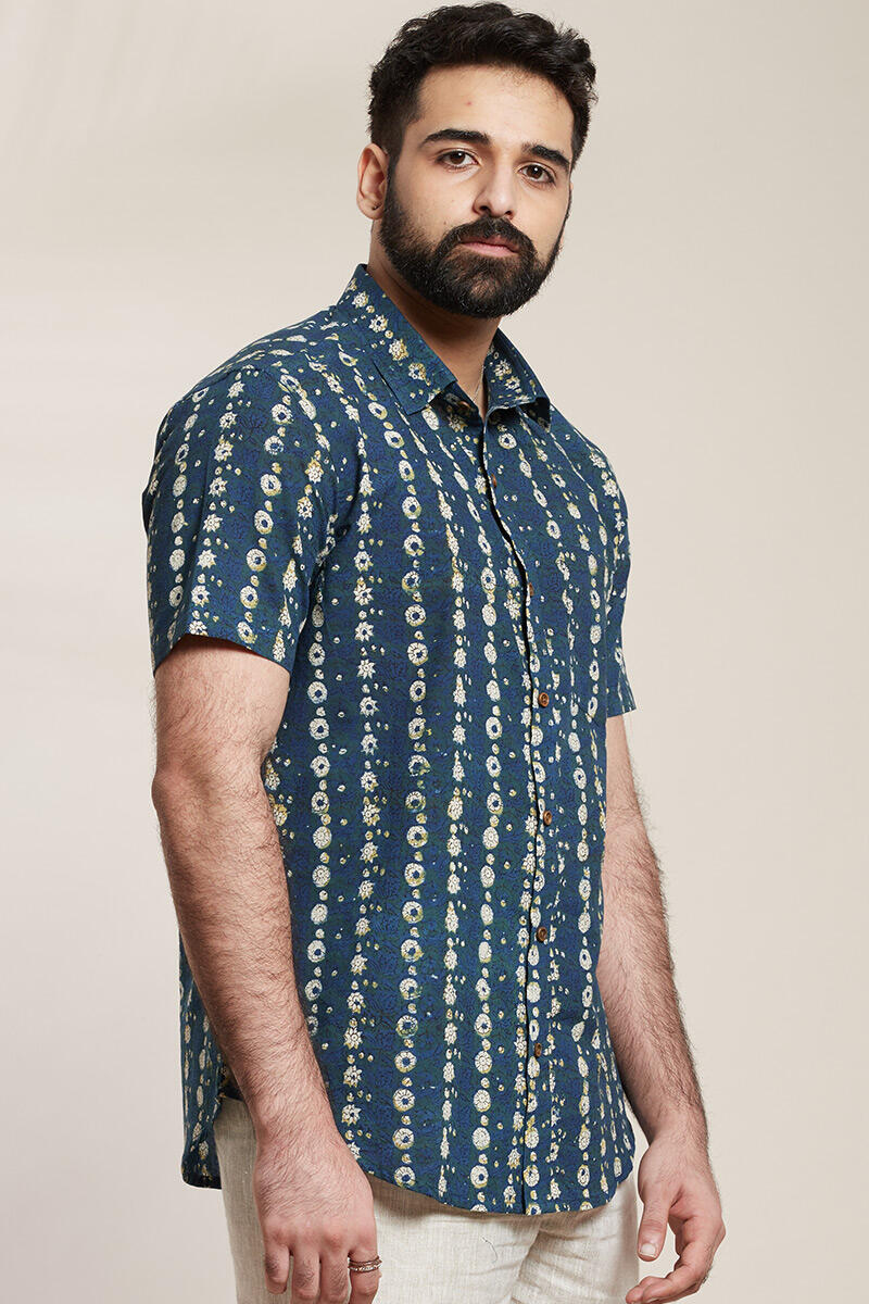 Zafar Saif Bagru Shirt
