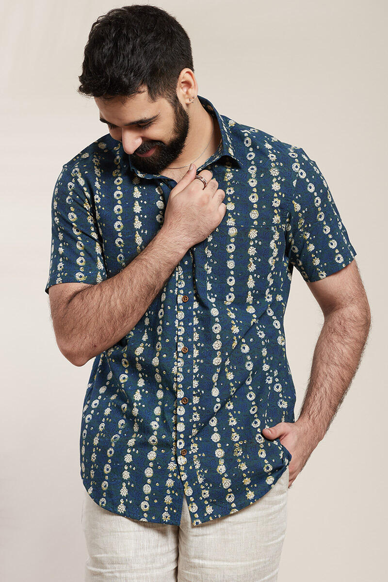 Zafar Saif Bagru Shirt
