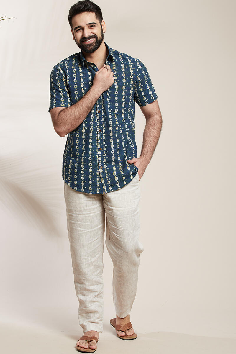 Zafar Saif Bagru Shirt