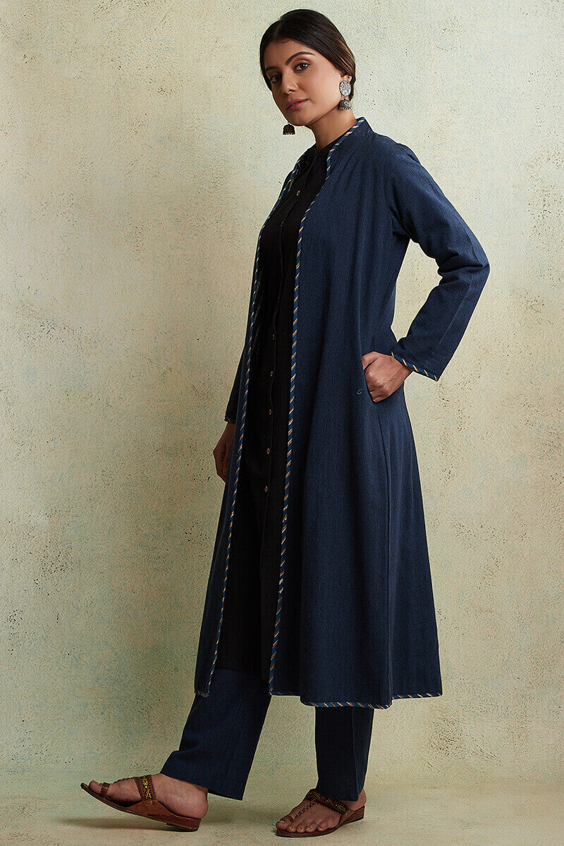 Zahabiya Jiya Reversible Handloom Jacket