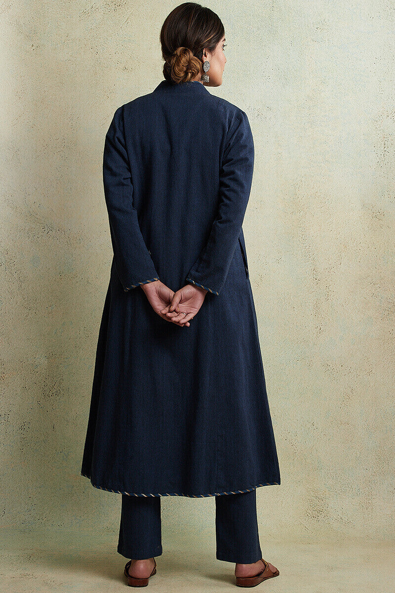 Zahabiya Jiya Reversible Handloom Jacket