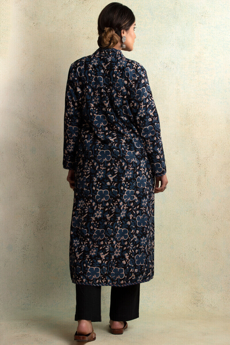 Zahabiya Kiara Reversible Handloom Jacket