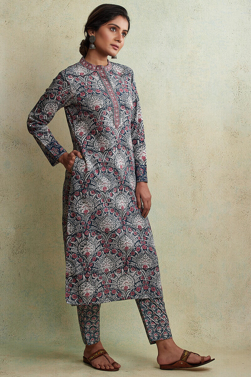 Zahabiya Mira Block Printed Kurta
