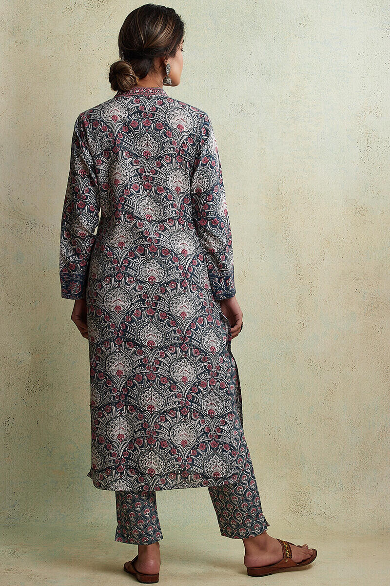 Zahabiya Mira Block Printed Kurta