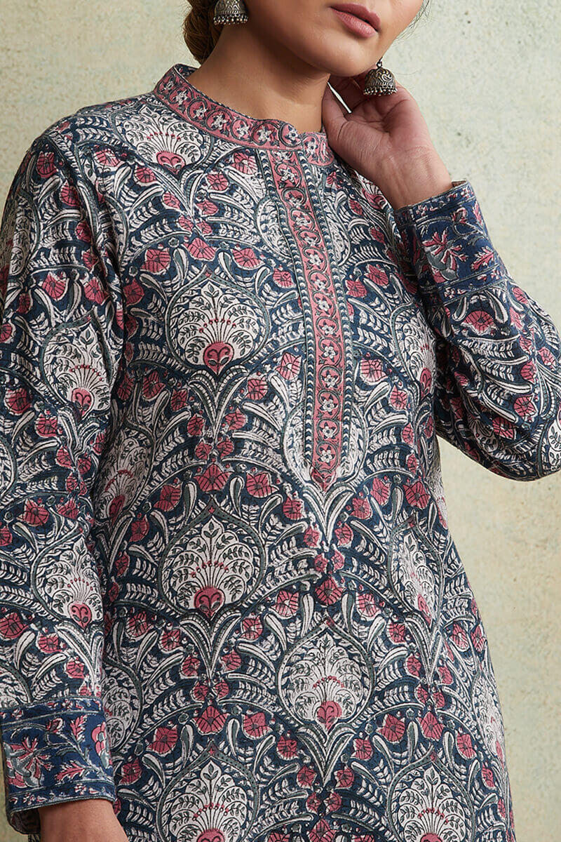 Zahabiya Mira Block Printed Kurta