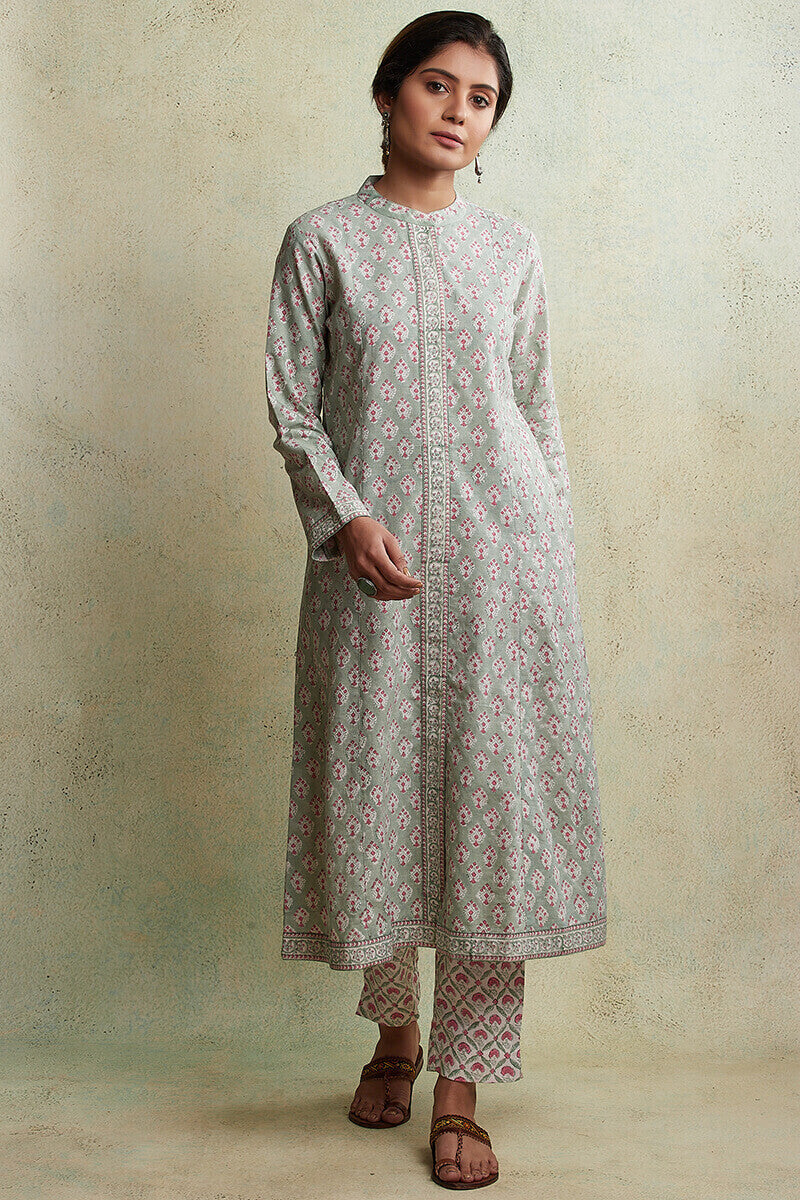 Zahabiya Zoya Block Printed Kurta