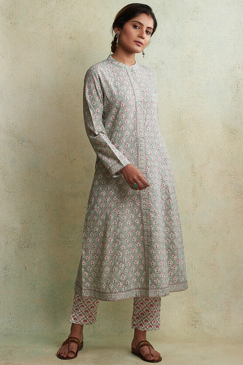Zahabiya Zoya Block Printed Kurta