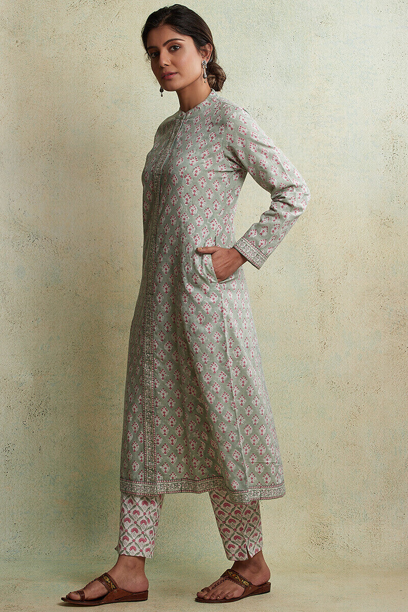 Zahabiya Zoya Block Printed Kurta
