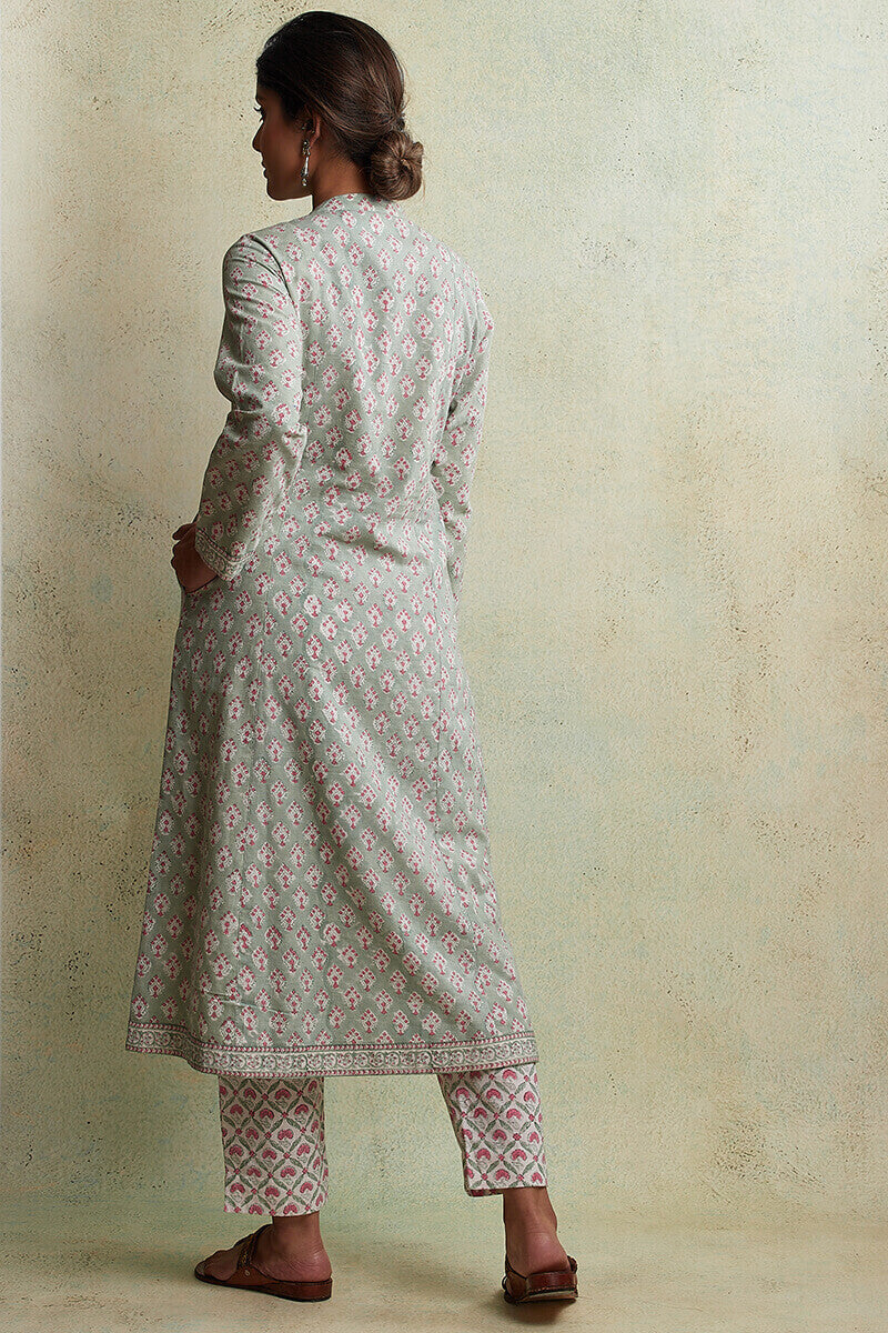 Zahabiya Zoya Block Printed Kurta